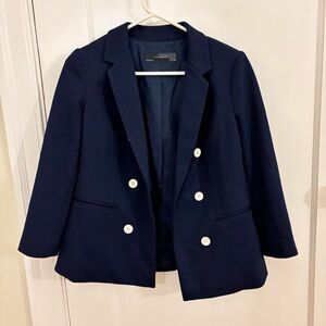 the limited navy blazer